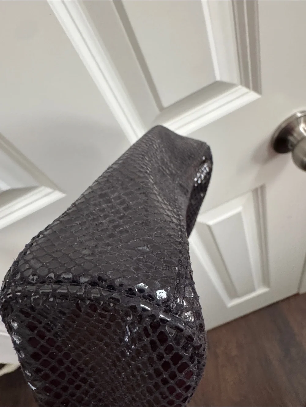 Michael Kors snake embossed